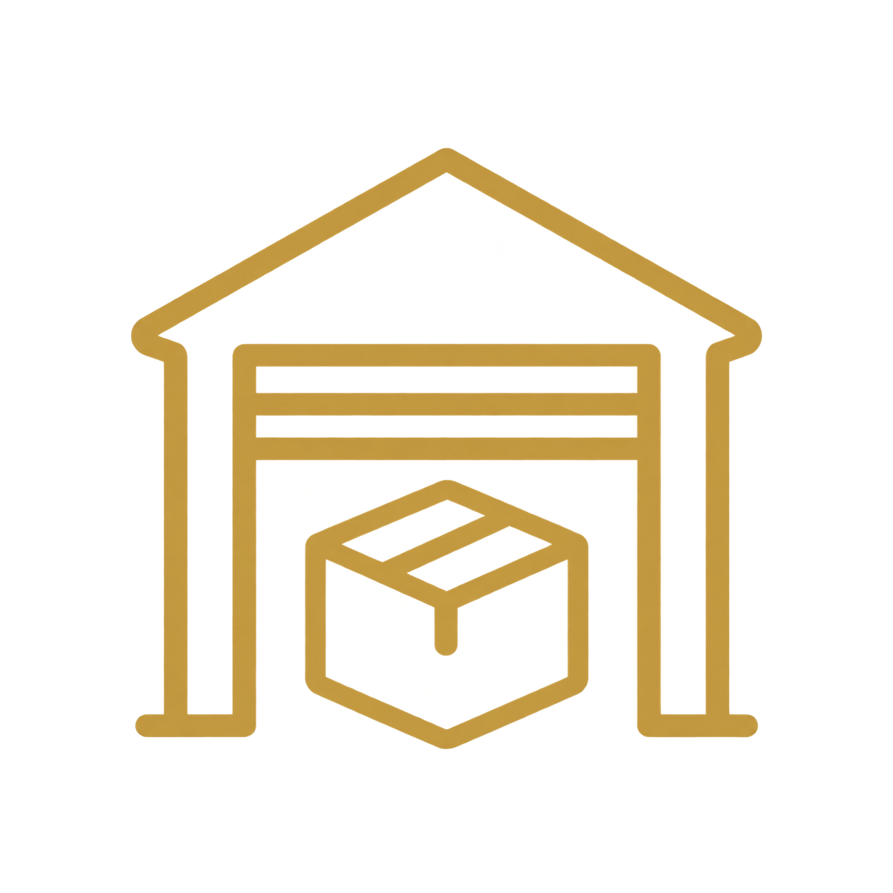 One-stop moving and storage icon